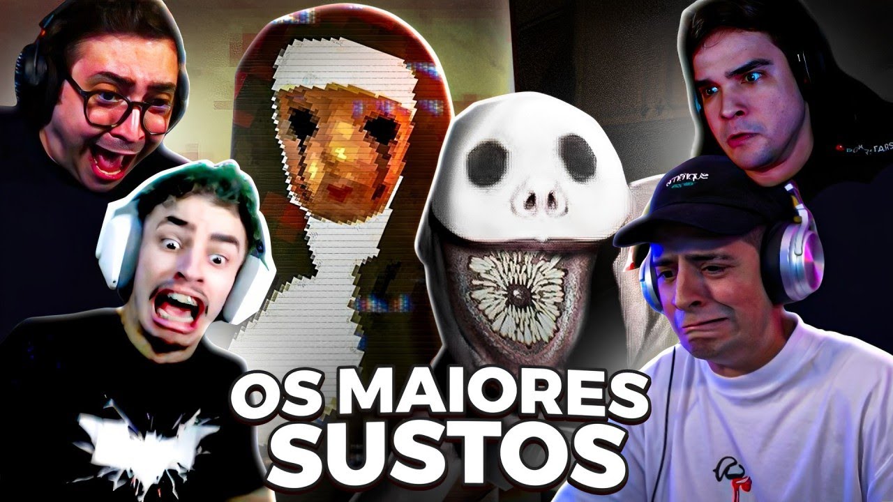 SE ASSUSTARAM MUITO!! OS MAIORES SUSTOS EM LIVE #19 - Streamers jogando Jogos de Terror