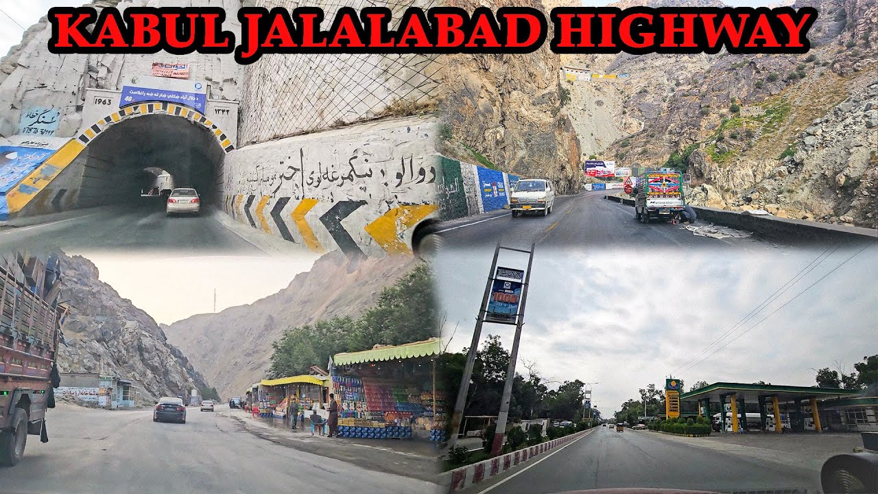 Afghanistan Kabul Jalalabad Highway Winding roads between the mountains