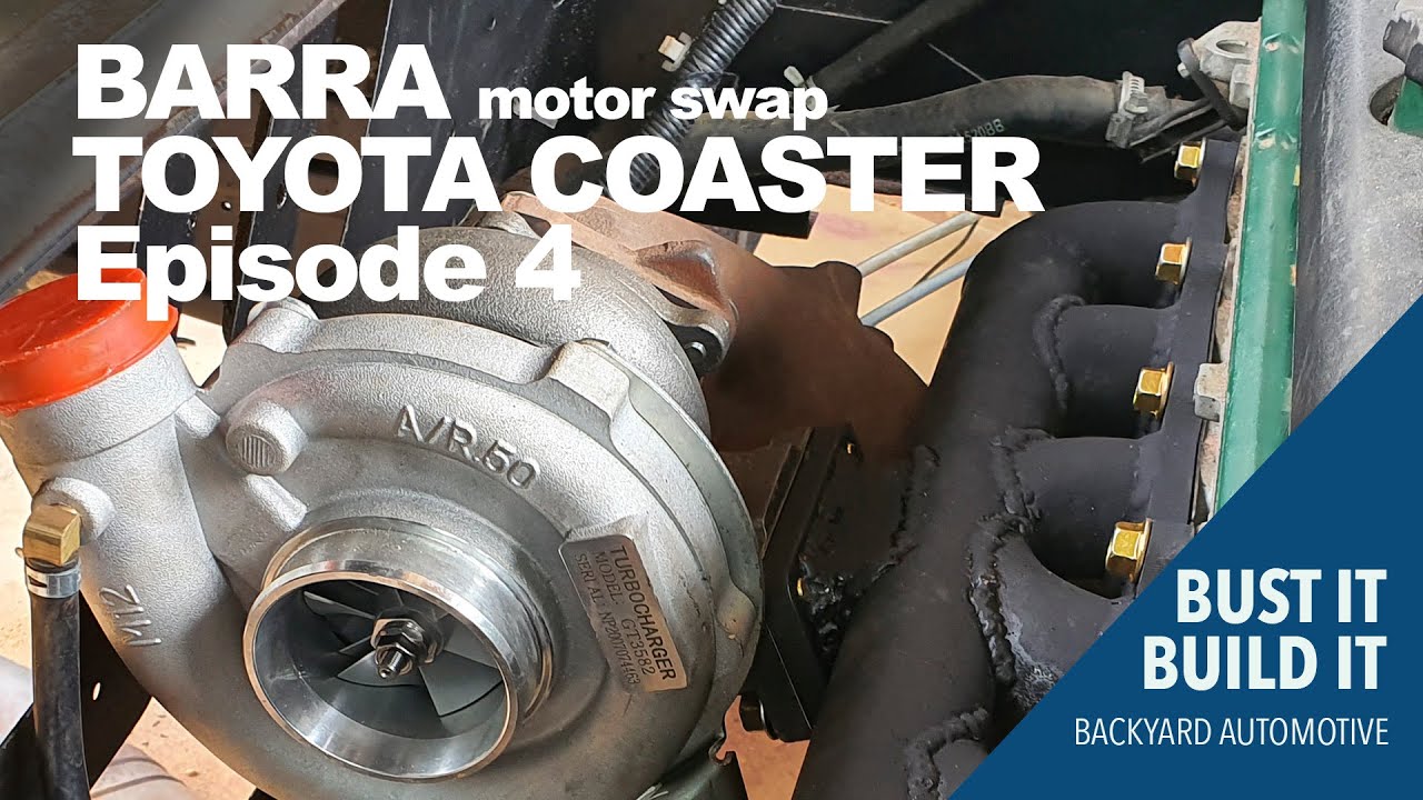 Toyota Coaster Barra Swap Episode 4