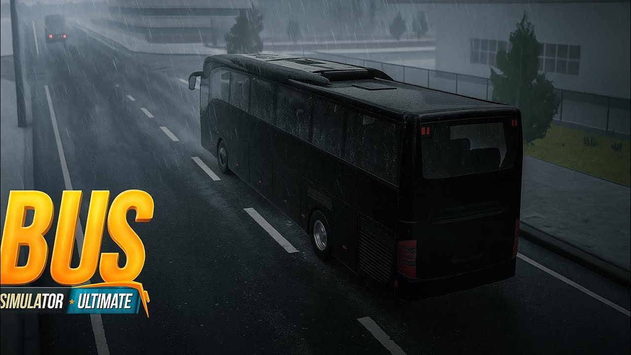 Rainy Tunnel Drive | Bus Simulator Ultimate Gameplay (Mobile)