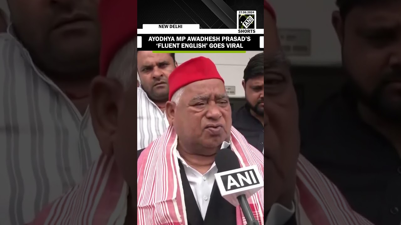 Ayodhya MP Awadhesh Prasad&rsquo;s congratulatory message to Rahul Gandhi in English goes viral