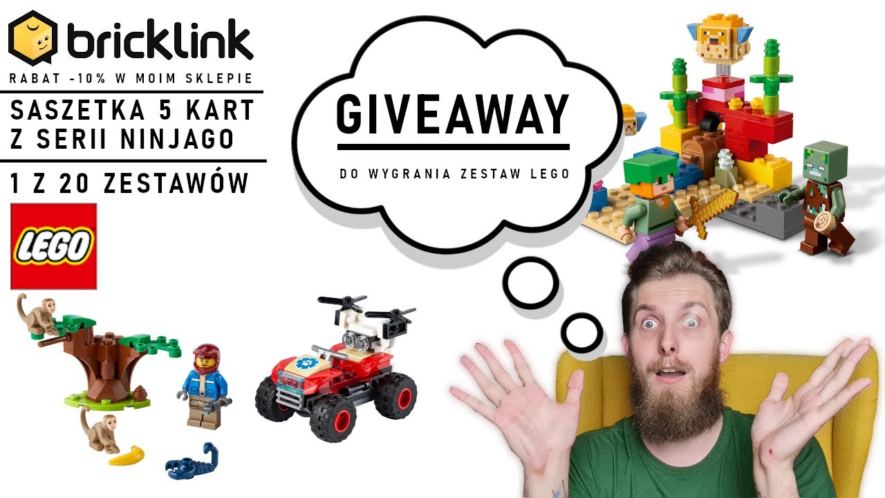 GIVEAWAY NA 600 SUBSKRYBCJI | ZESTAW LEGO DO WYGRANIA