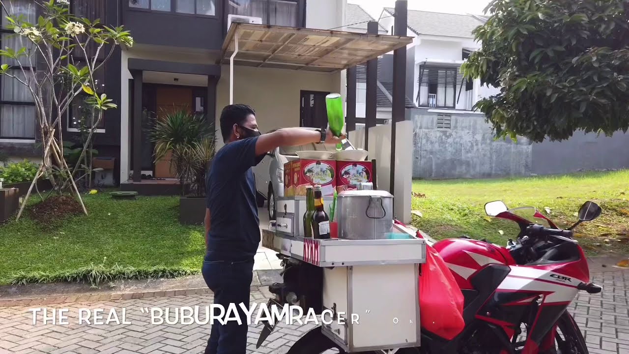 The real #BuburAyamRacer on Honda BBR #JANGANLUPASUBSCRIBE #TONTONSAMPEHABIS #walls #skidrow #diy