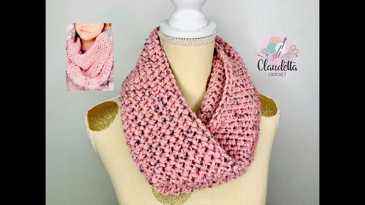 EINFACHEN GLITZ LOOP HÄKELN / super für Anfänger