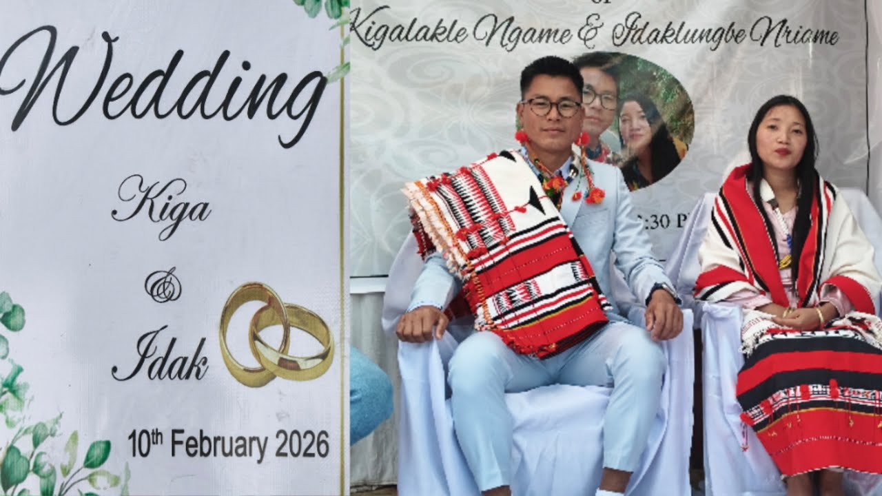 Idak weds Kiga!  Wedding in Zeliangrong Heraka Religion#at New Ngaulong Village Nagaland 