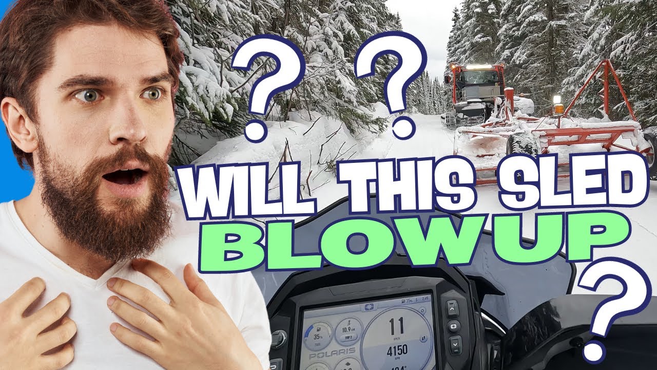 Polaris XCR Max Detonation Problems- Epic snowmobile trip to Mont Valin!