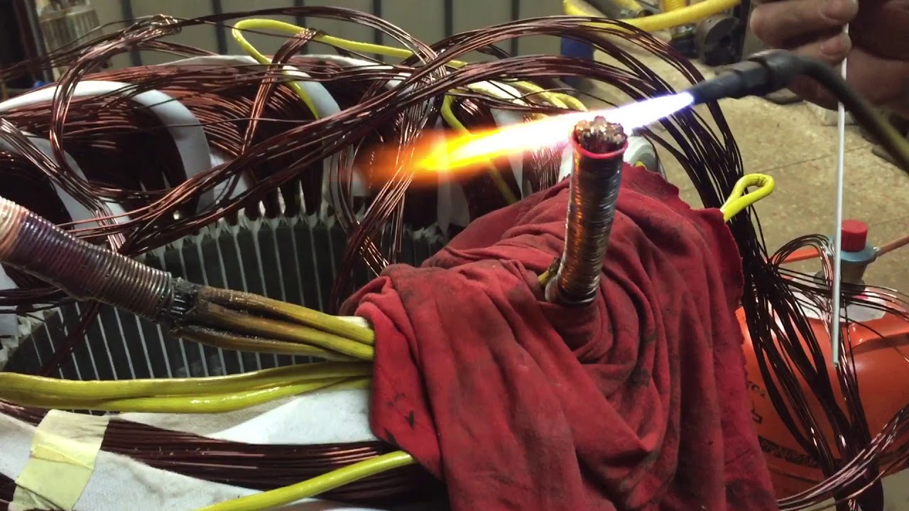 Bobinado de motor eléctrico 145Kw 4 polos 400/690V - Talleres Viñas