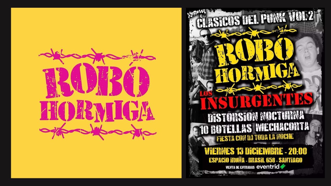 ROBO HORMIGA - &ldquo;Cl&aacute;sicos del Punk Vol. 2 / Espacio Iru&ntilde;a&rdquo; 13/12/2024