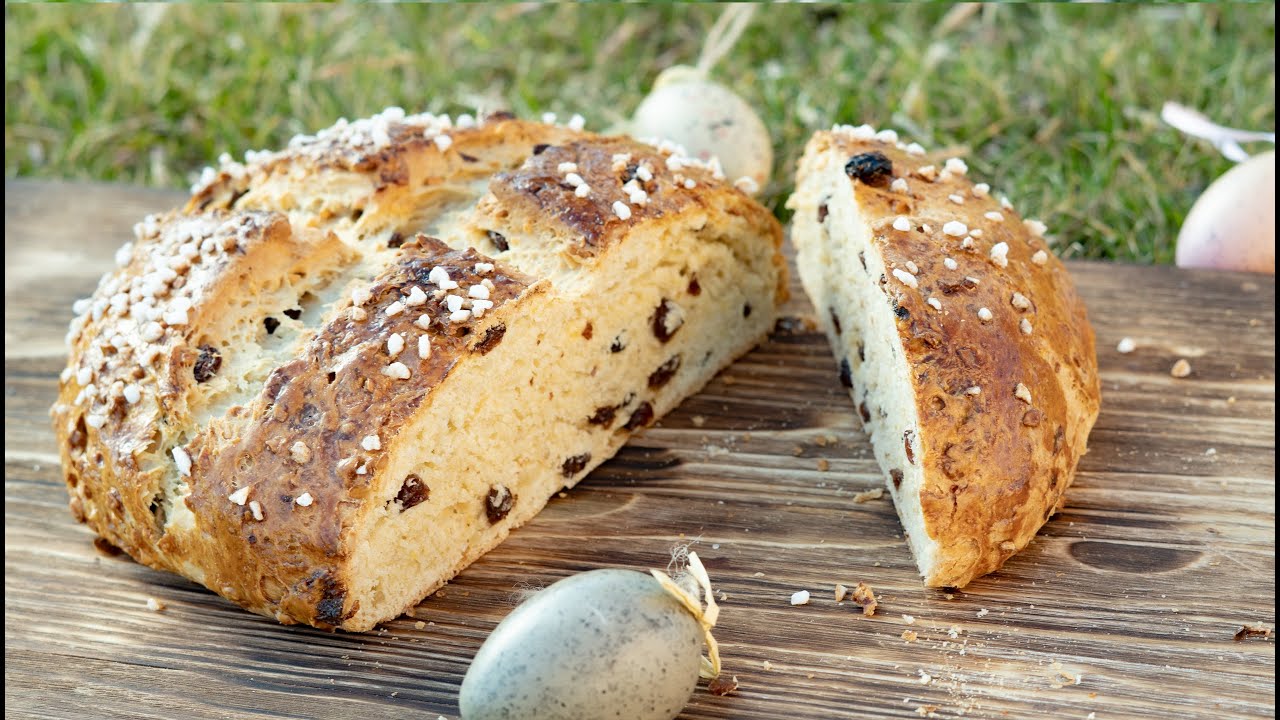 Alle kamen angesaust als ich das Osterbrot gebacken habe