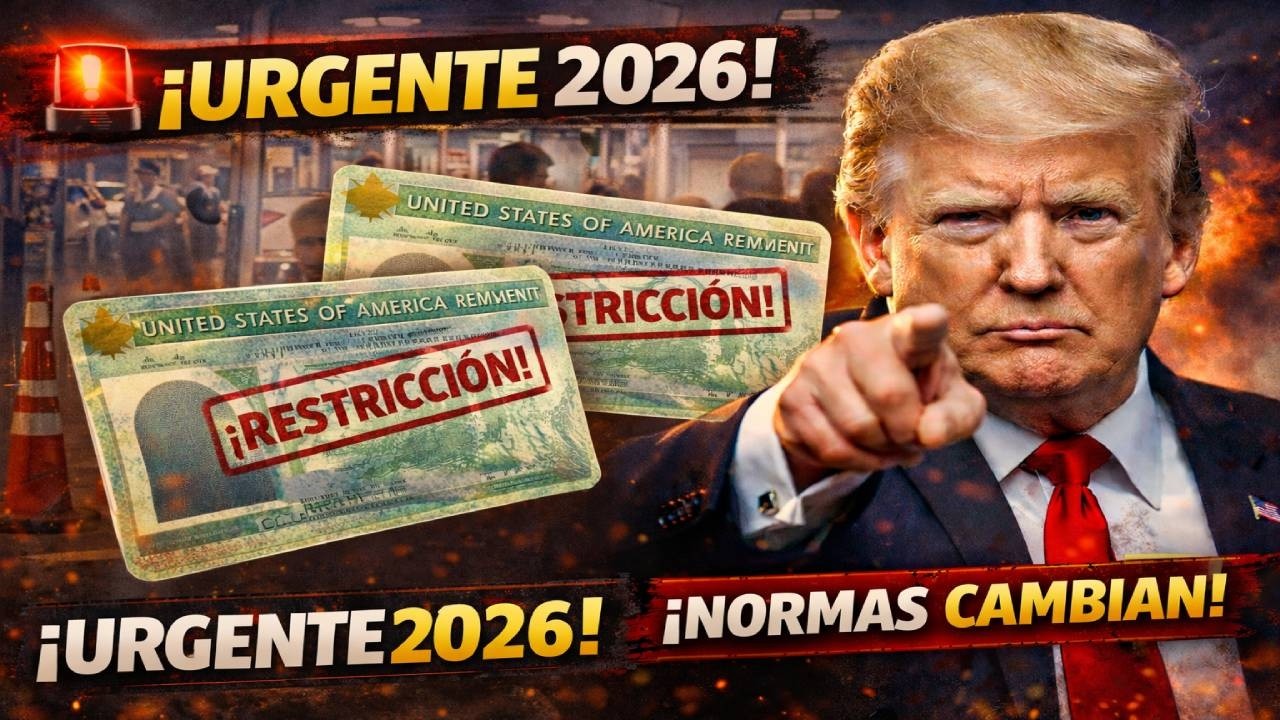 ¡URGENTE 2026! Nuevas restricciones de viaje para titulares de Tarjeta Verde: Cambio en normas