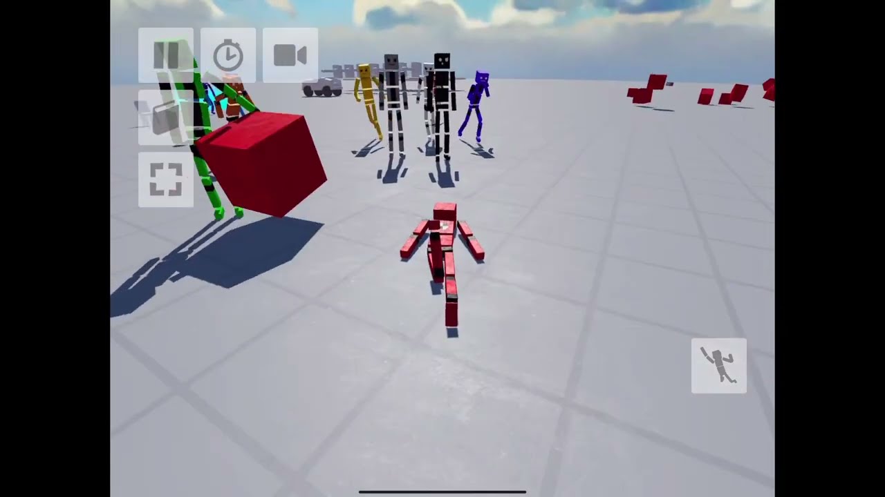 PLAYING FUN WITH RAGDOLLS THE GAME. IOS GAMEPLAY