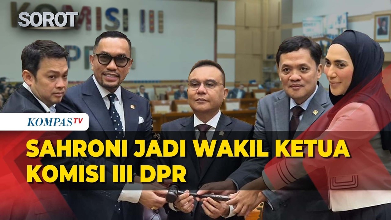Kata Pertama Ahmad Sahroni Usai Jadi Wakil Ketua Komisi III DPR Lagi