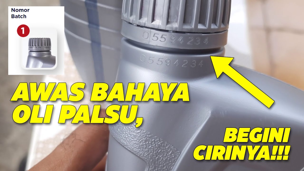 Cara Membedakan Oli Mesin PERTAMINA Asli dan Palsu Lewat Kemasan - PASARESUK MOTOVLOG