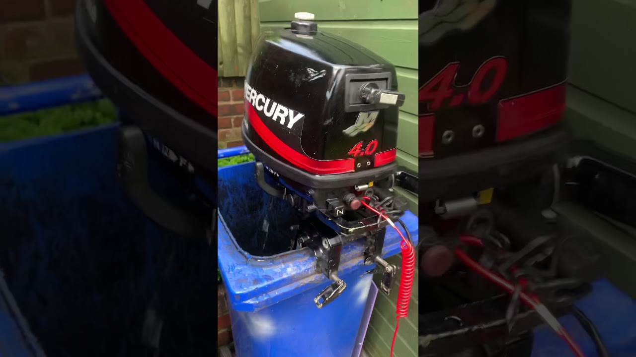 Mercury 4hp 4 stroke long shaft outboard engine
