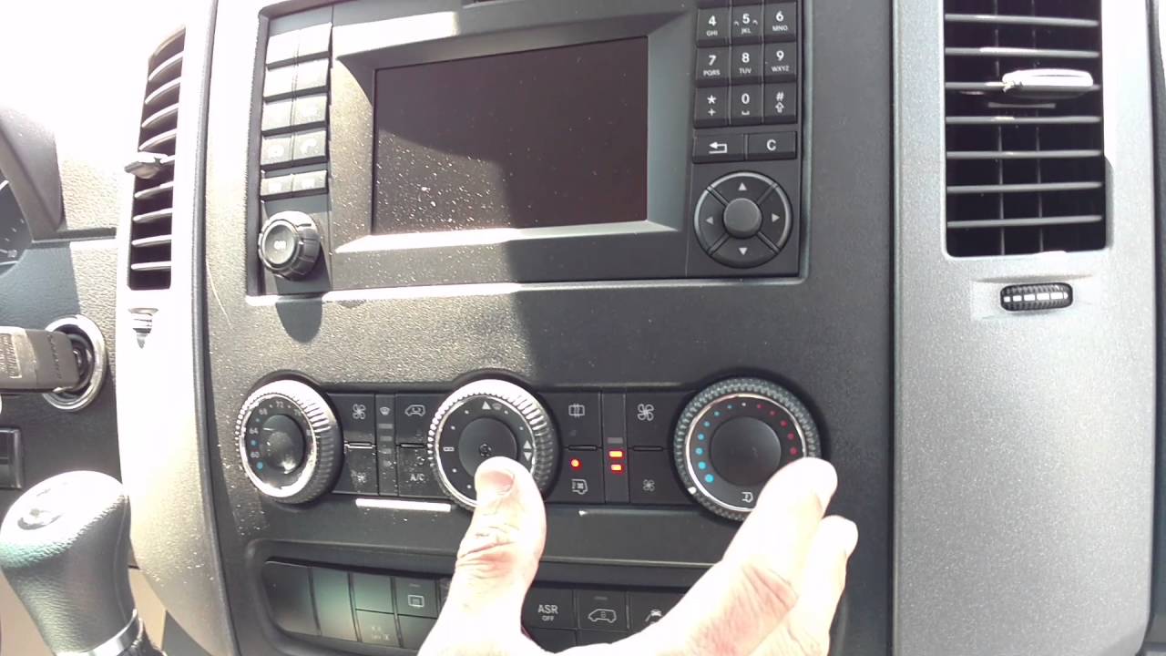 Sprinter Van James the Sprinter guy tech tip rear air conditioning
