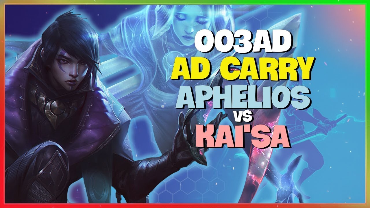 How Rank 1 Challenger 003ad Perfects Aphelios Positioning and Weapon Cycles Engsub