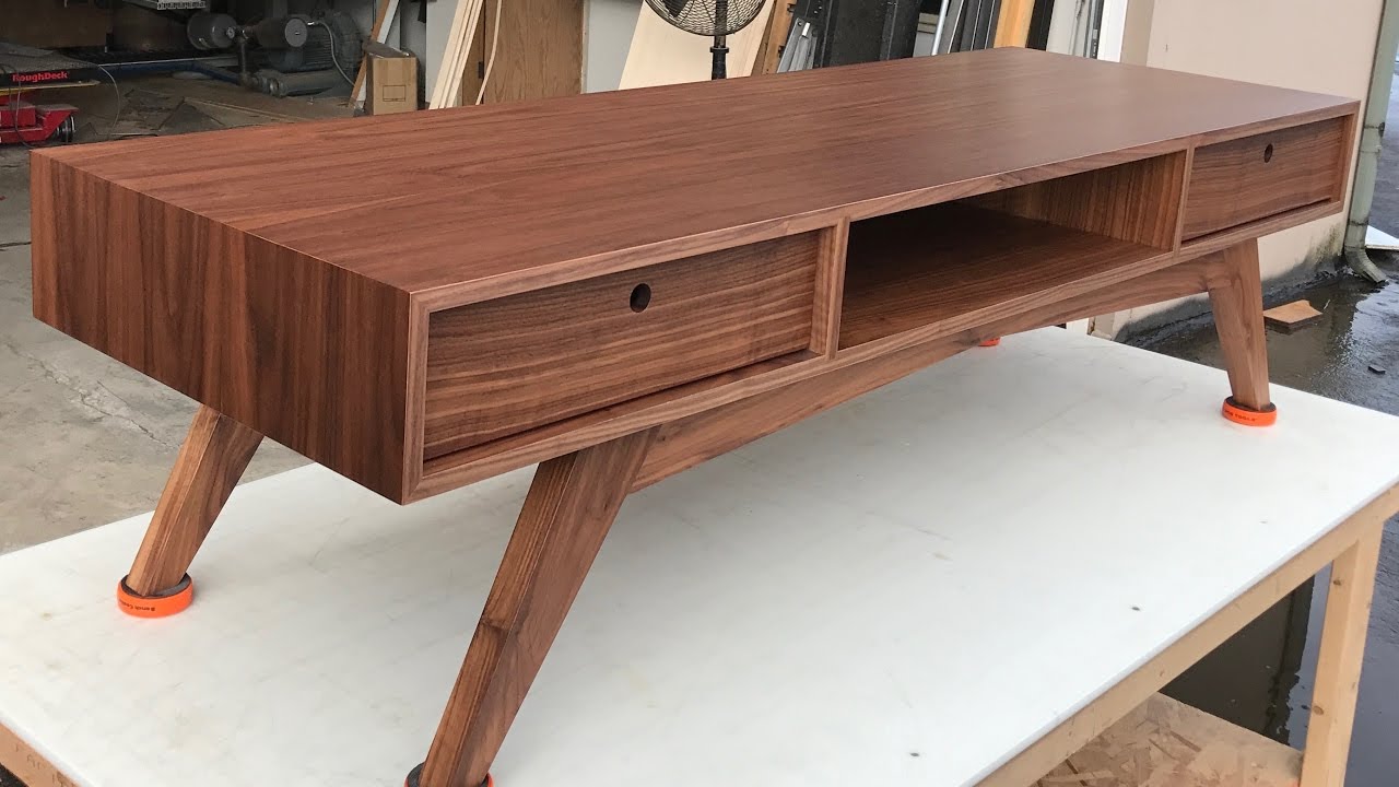 Extracurricular Project 2.0- Mid Century Modern Walnut Coffee Table