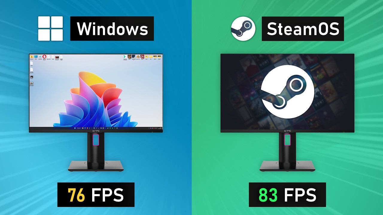 Windows vs SteamOS - RX 6000, 7000 & 9000 Series Benchmarks