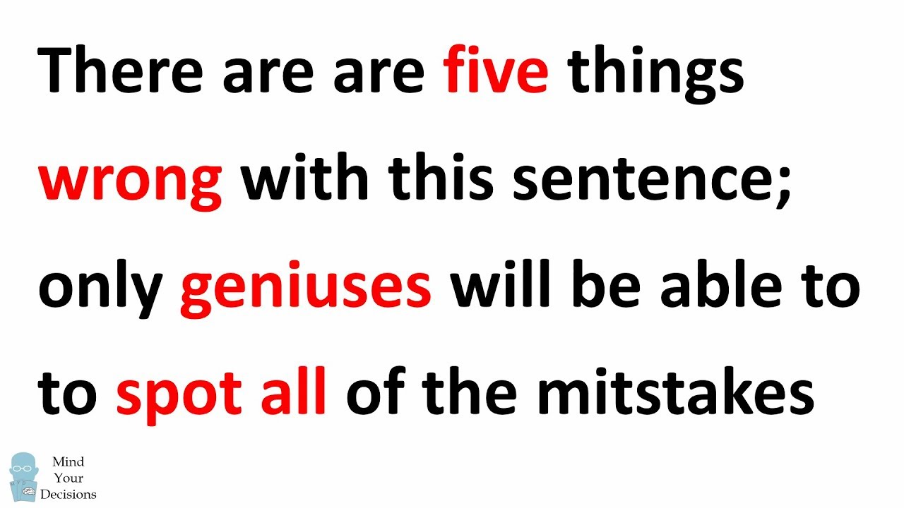 A fun little intelligence test