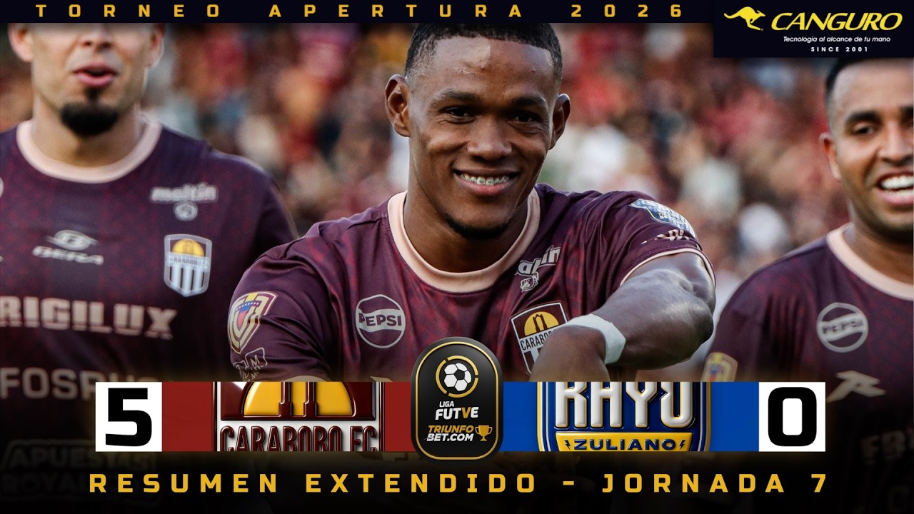 RESUMEN EXTENDIDO | Carabobo - Rayo Zuliano | Liga FUTVE Triunfobet