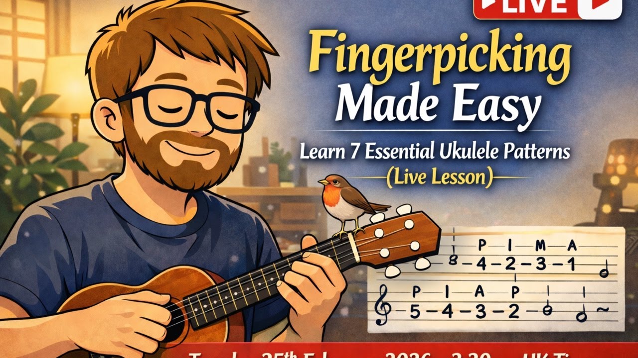 Fingerpicking Made Easy – Learn 7 Essential Ukulele Patterns (Live Lesson)