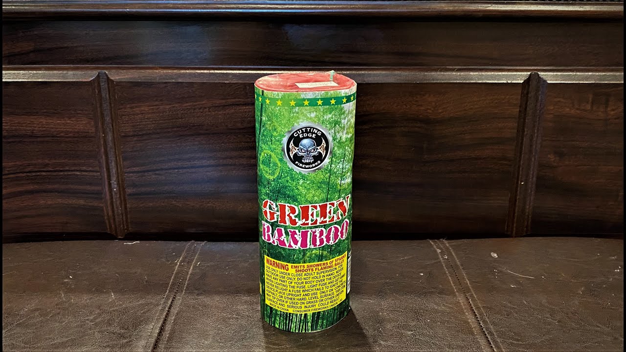 Cutting Edge Fireworks - Green Bamboo