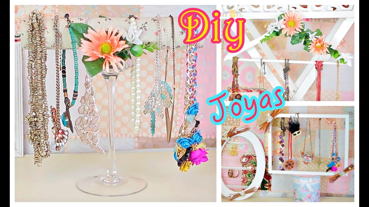 Cómo ORGANIZAR los COLLARES? 🌺 4 DIY para tus complementos #serie2