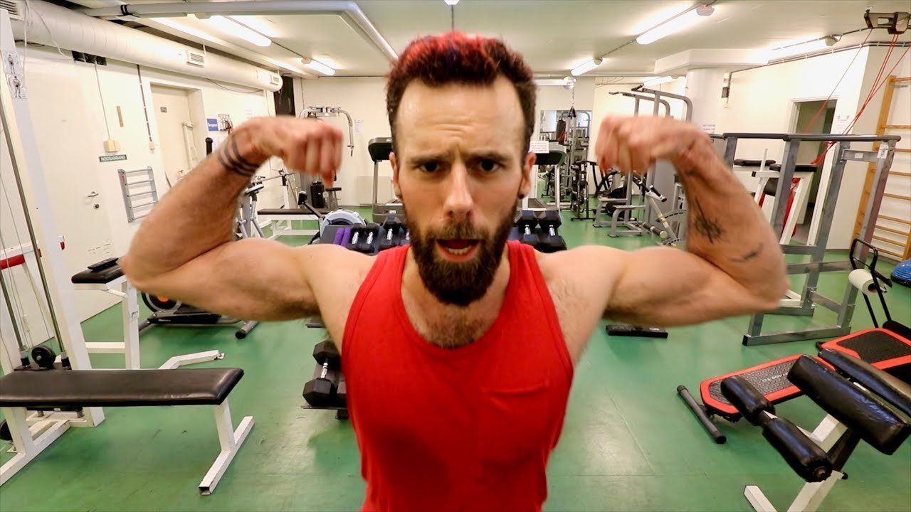 Secret underground gym walkthrough | Vegan Bodybuilding Challenge Day 2