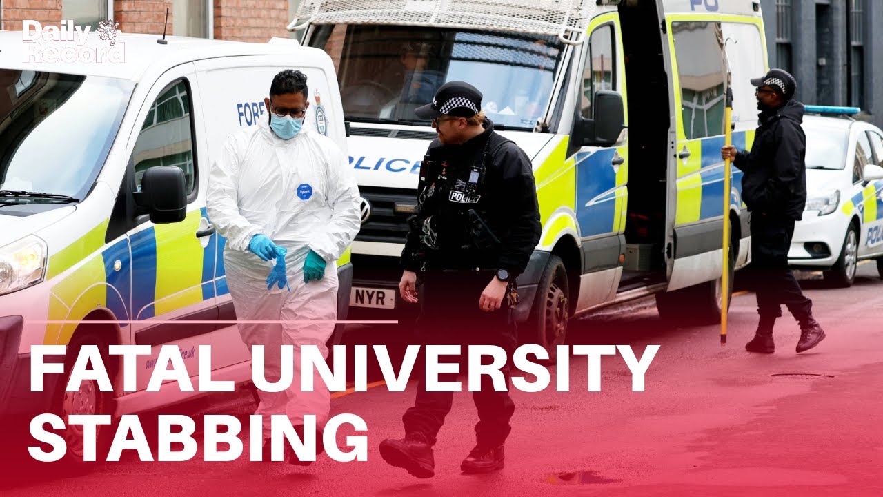 Murder scene investigated after fatal stabbing at De Montford University in Leicester