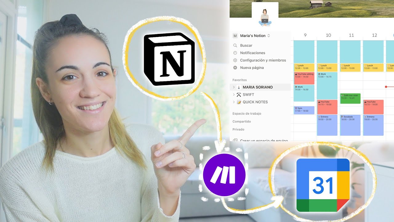 📆 La MEJOR MANERA de sincronizar Notion y Google Calendar
