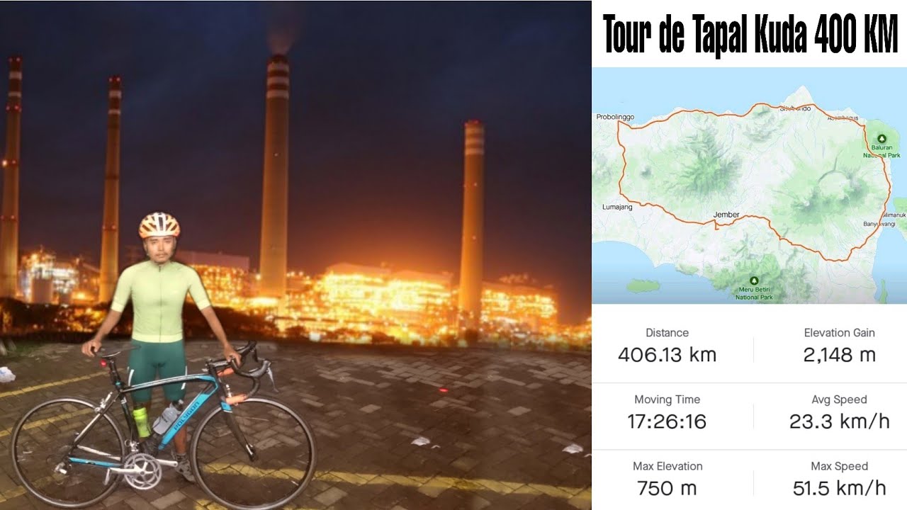Tour de Tapal Kuda 400 KM Under 24 Hours (Minggu, 14 Agustus 2022)