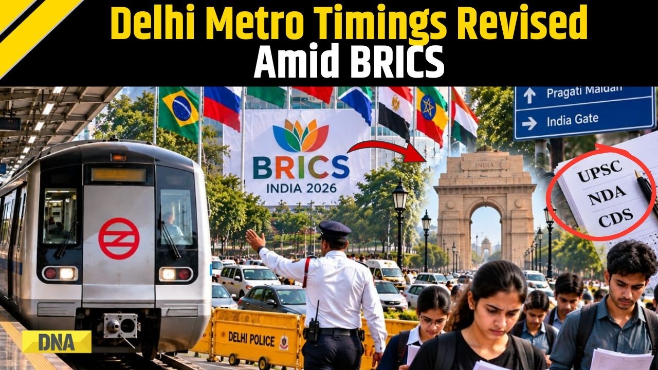 BRICS Summit Traffic Restrictions | Delhi Metro timing Changes As UPSC, NDA, CDS Exams Take Place