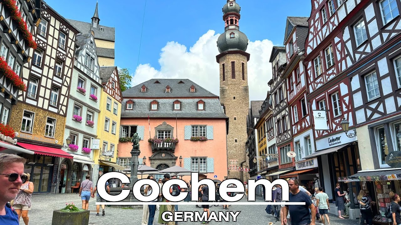 Exploring Cochem, Germany | A Scenic 4K Walk from Moselle Promenade to Old Bridge