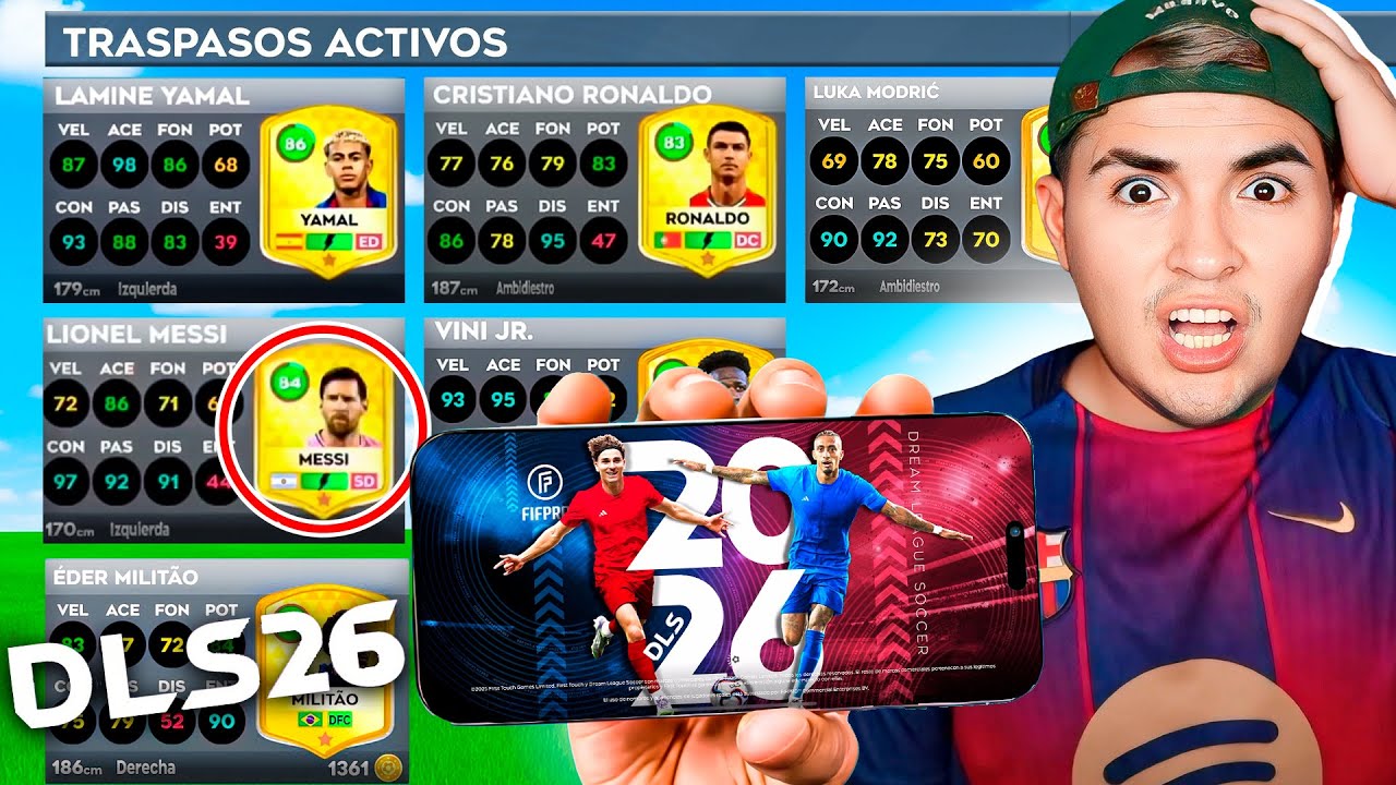 AS&Iacute; ES EL NUEVO &ldquo;DREAM LEAGUE SOCCER 2026&rdquo; 😱 MI PRIMERA VEZ JUGANDO a DLS 26  *EPIC FICHAJES*