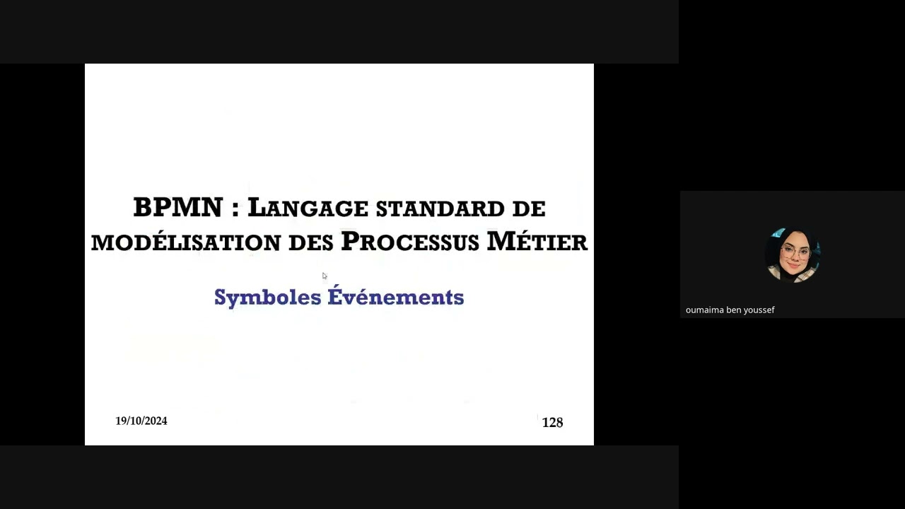 Séance 1 BPMN  Concepts de Base & événements