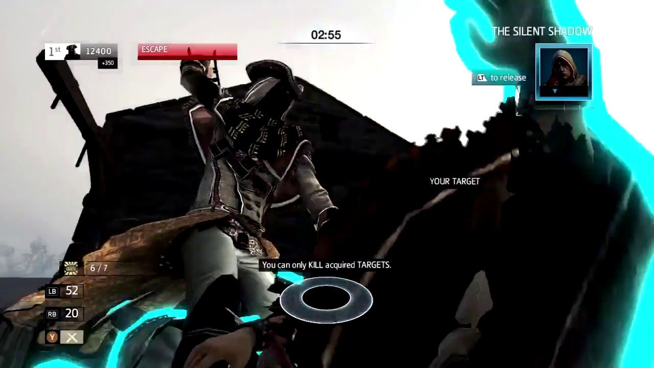 Assassin's Creed 3 Multiplayer 18K Competitive Assassinate On DLC Maps