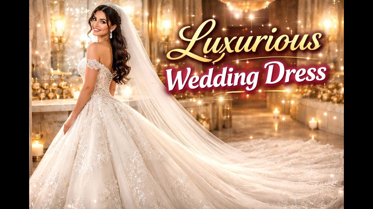 Beautiful bridal dress perfect dream wadding dress 