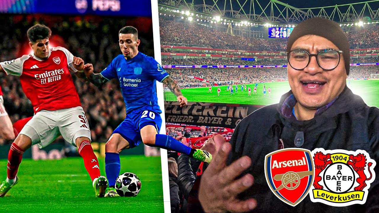 ASÍ JUGÓ PIERO HINCAPIÉ ANTE EL BAYER LEVERKUSEN | ARSENAL 2-0 BAYER LEVERKUSEN CHAMPIONS LEAGUE