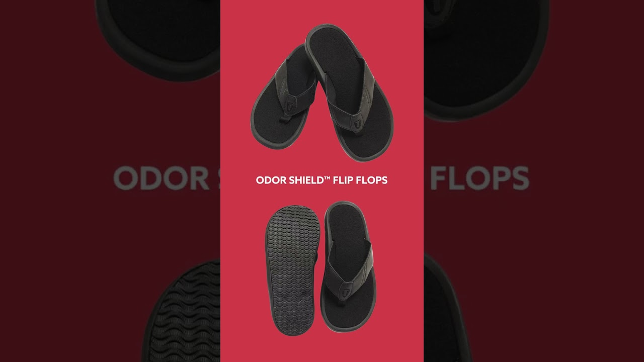 Meet the world's first stink-free flip flops!