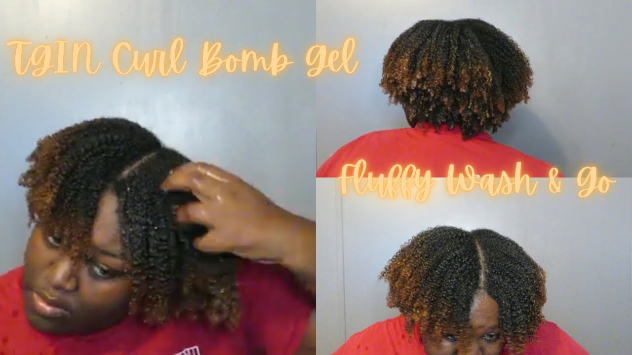 Trying TGIN Curl Bomb | Wash and Go