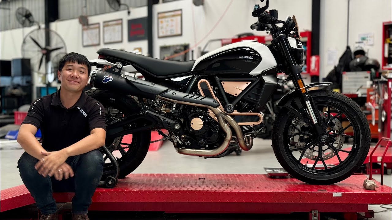 Sơn Ducati | Scrambler Rizoma Limited x Termignoni Fullsystem gần 100 triệu 