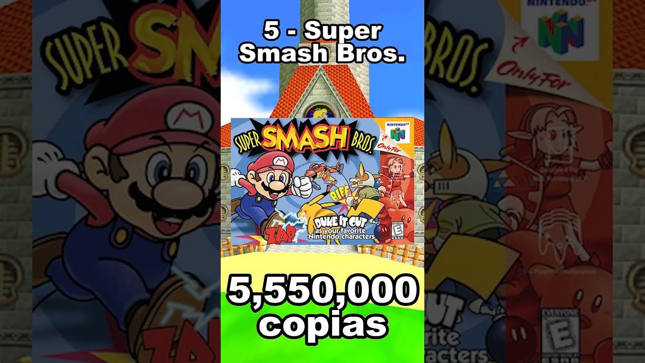 Los 10 juegos m&aacute;s vendidos de la Nintendo 64