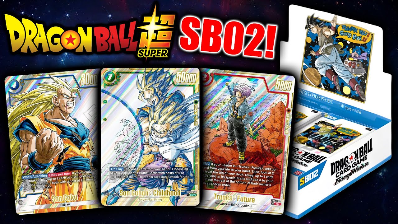 Открытие коробки Manga Booster 02 Dragon Ball Super Card Game Fusion World