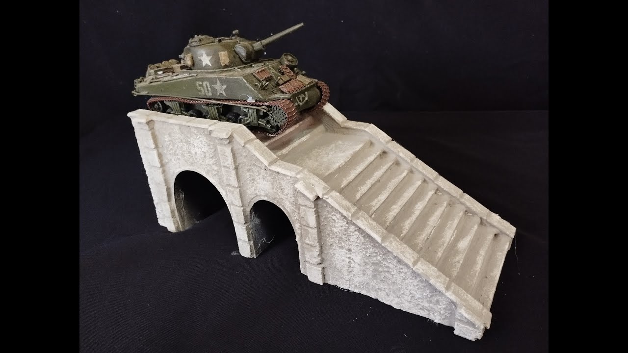 How to make a staircase display diorama. Step by step scratch build modelling.