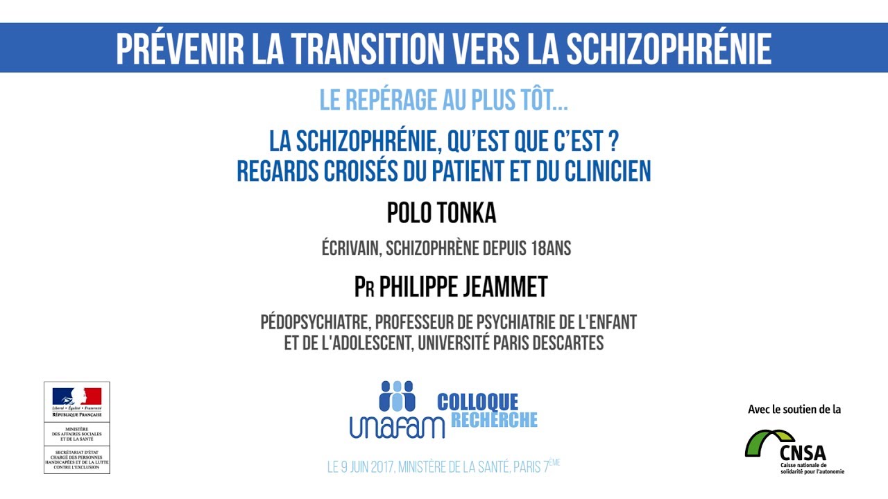 04 - La schizophr&eacute;nie, qu&rsquo;est que c&rsquo;est ?  Regards crois&eacute;s du patient et du clinicien