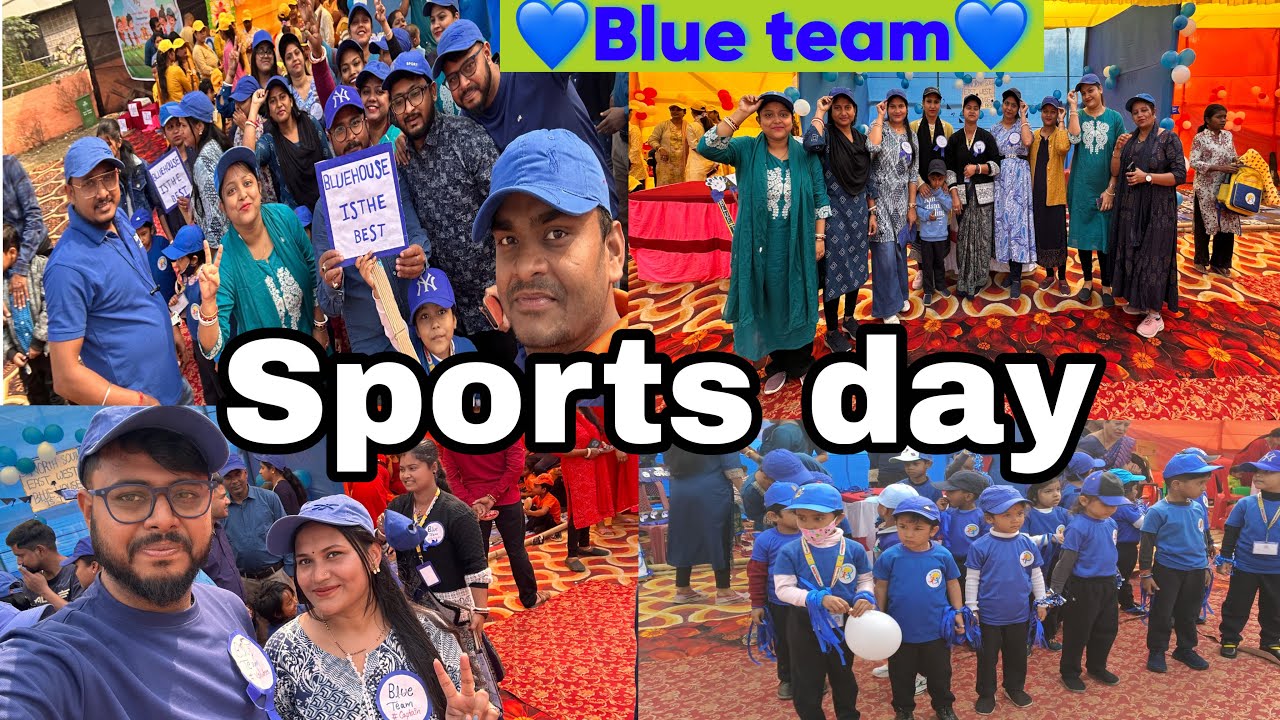 एकांश के स्कूल में Sports Dayबहुत मजेदार रहा🤩Annual Sports Day पर parents also participate in games😍