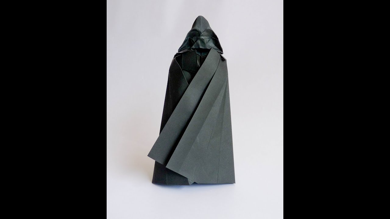 origami Darth Vader tutorial