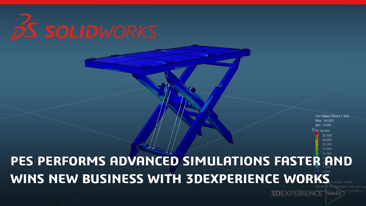 PES Performs Advanced Simulations Faster and Wins New Business with 3DEXPERIENCE Works