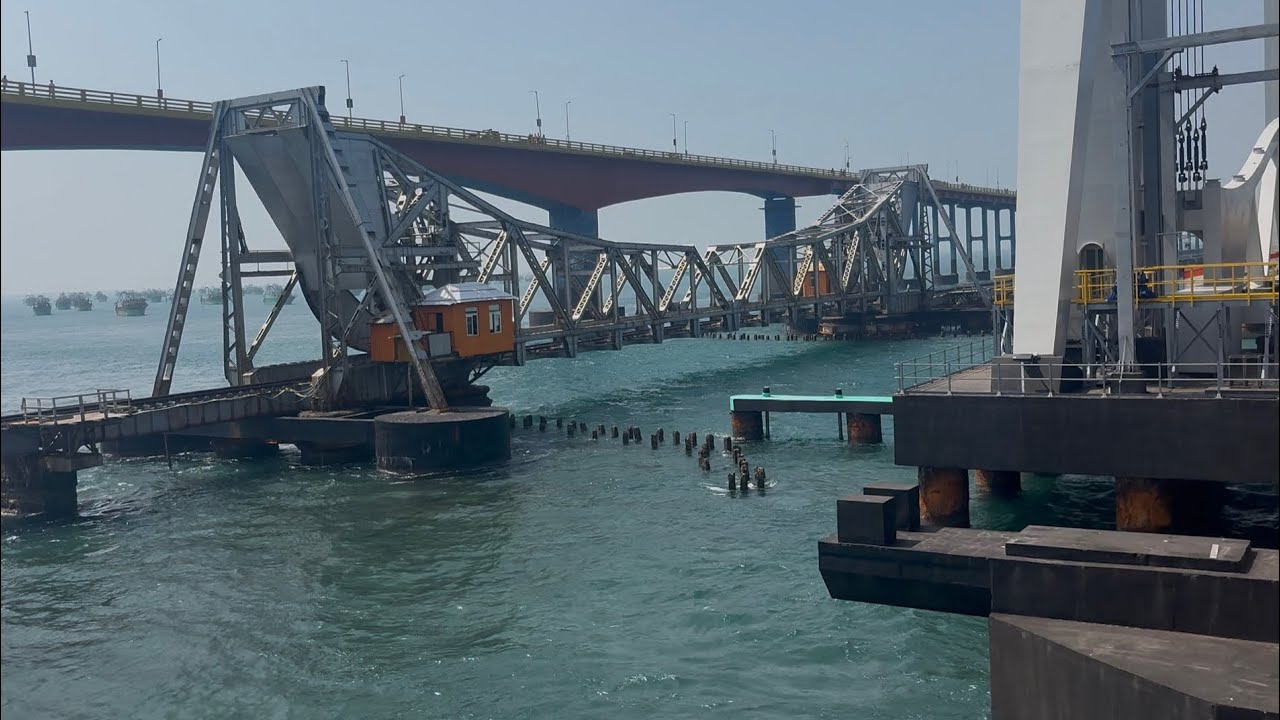 🛳️Pamban Bridge👌 Rameshwaram 