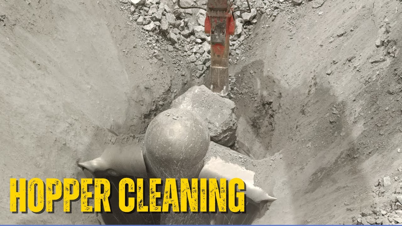 Struggling With Big Rock and Cleaning the Hopper — Massive Crusher in Action